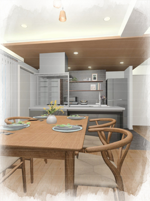 食×コミュニケーション×Smileは我家のキッチンスタジオで　大田区M様邸